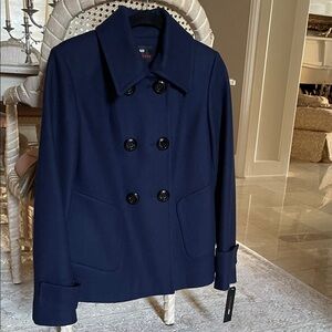 Miss Sixty Dark Blue Peacoat